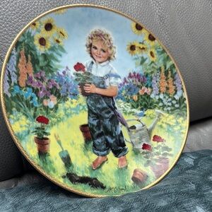 A Time To Plant Knowles Plate 1989 by McClelland